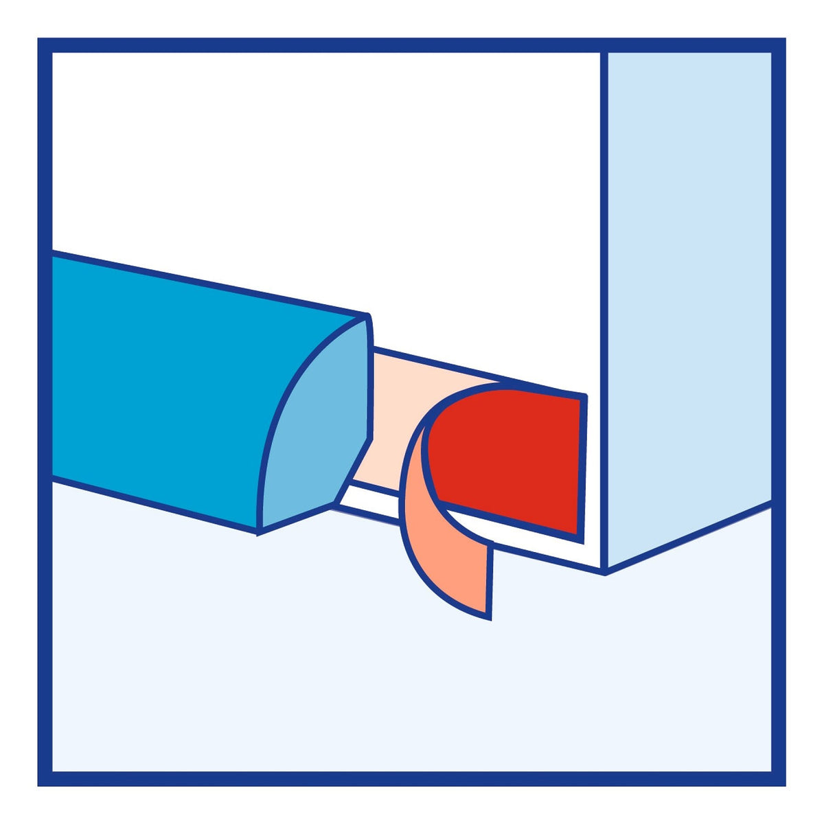 tesa 56170 Double-Sided Adhesive Tape, Universal, 5 m x 50 mm, White – Product Features