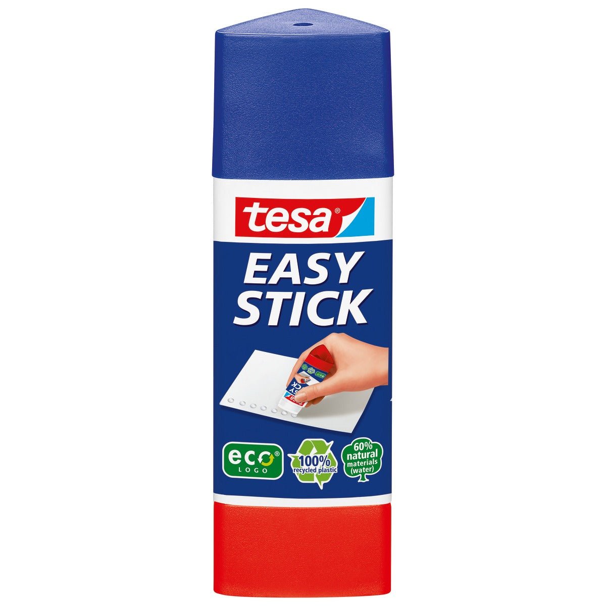 tesa 57030 Easy Stick ecoLogo Glue Stick, 25 g, clear