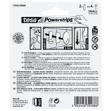 tesa Powerstrips Metal Hook S, White
