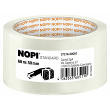 tesa NOPI STANDARD, 66 m x 50 mm transparent