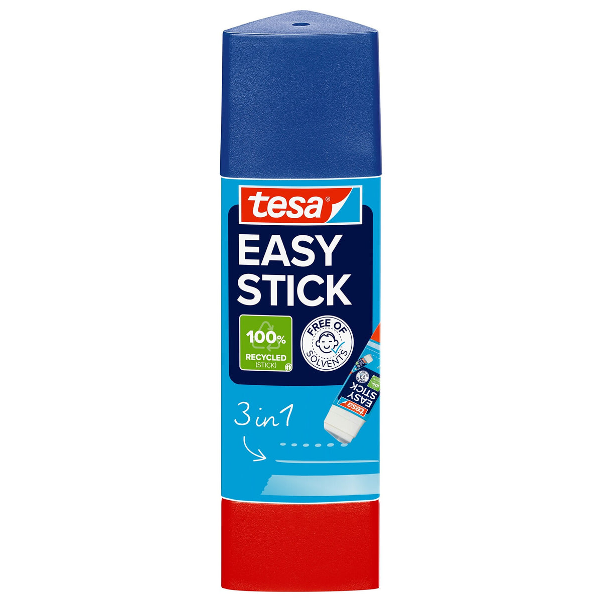 tesa EASY STICK Glue Stick, white-translucent, 12 g
