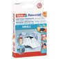 tesa 57550 Powerstrips Small for Bathrooms, White