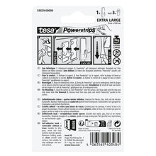 tesa Powerstrips Self-Adhesive Hooks, XL Square, White