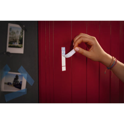 tesa Powerstrips Self-Adhesive Hooks, XL Square, White – Usage