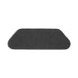 Das TASKI Americo S-Pad 45 x 15 cm Schwarz von Diversey Deutschland ist ein rechteckiges, schwarzes, hochaggressives Bodenreinigungspad für die intensive Reinigung von verschiedenen Bodenbelägen. Die Packung enthält 1 Stück. Abgebildet auf weißem Hintergrund.