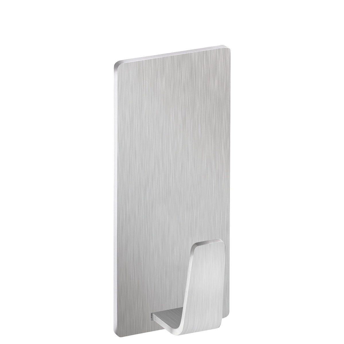 tesa Powerstrips Waterproof L Metal Square Hooks, White