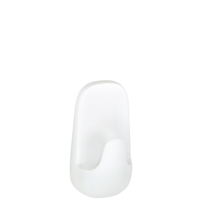 tesa Powerstrips Waterproof S Plastic Hooks, White