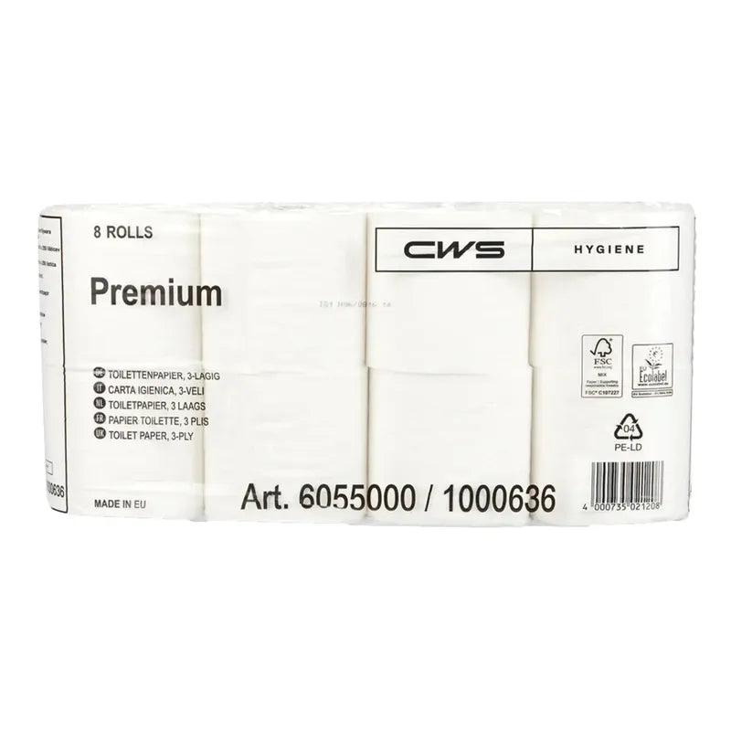 CWS Toilettenpapier Supersoft | Karton (64 Rollen)