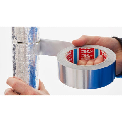 tesa 60630 Aluminum Adhesive Tape, 50 m x 50 mm, Matte Silver – Applications
