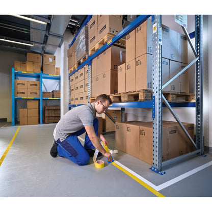 tesa 60960 Scratch-Resistant PET Floor Marking Tape, 20 m x 50 mm – Applications