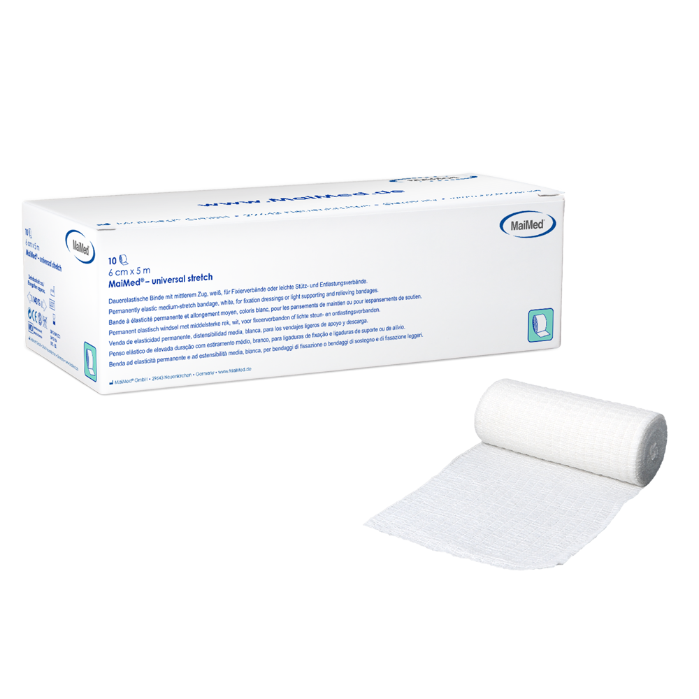 MaiMed-universal stretch, without cello Permanently elastic bandage, 10 pieces/box