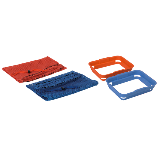 Numatic holding frame for laundry net