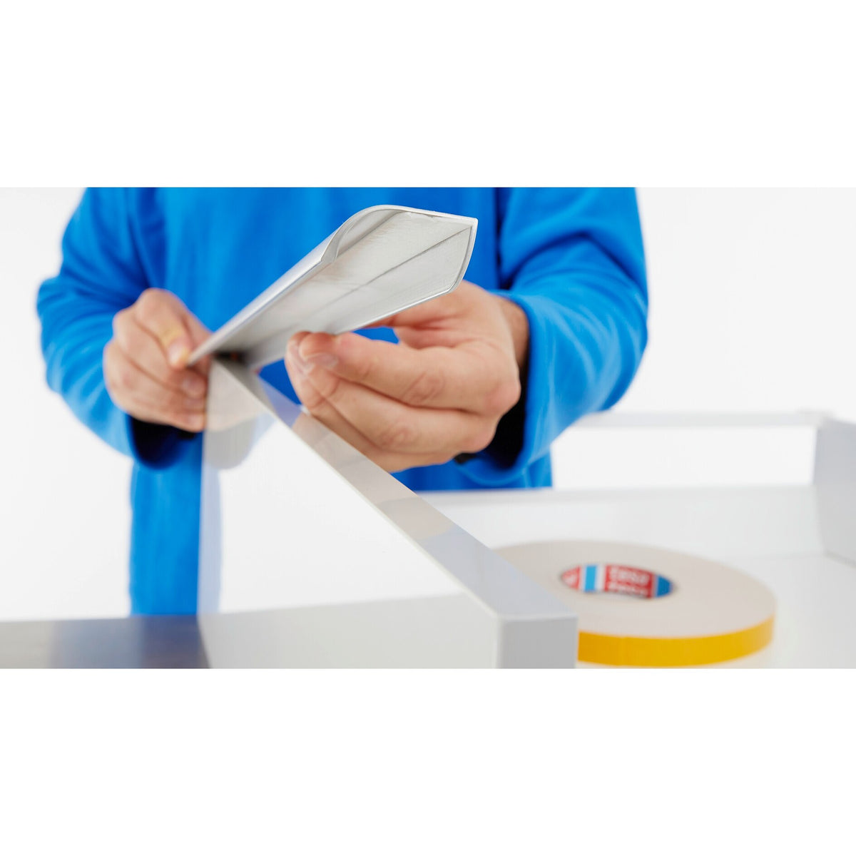 tesafix 62932 PE Foam Adhesive Tape, 50 m x 19 mm, black – Applications