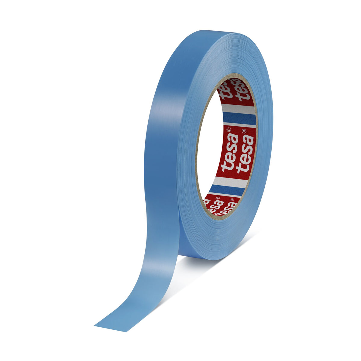 tesa 64284 MOPP Strapping Tape, 66 m x 50 mm, light blue