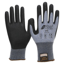 NITRAS TAEKI cut protection gloves, blue / black