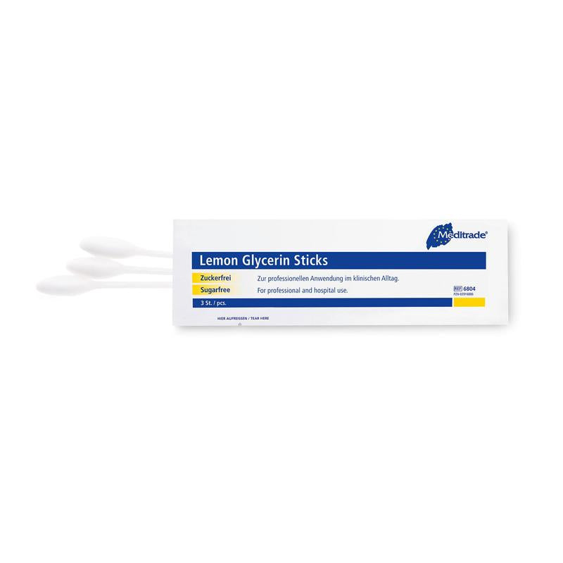 Meditrade Lemon Glycerin Stick | Packung (25 Stück)