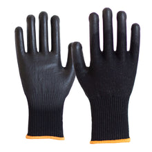 NITRAS CUT F, cut protection gloves, black