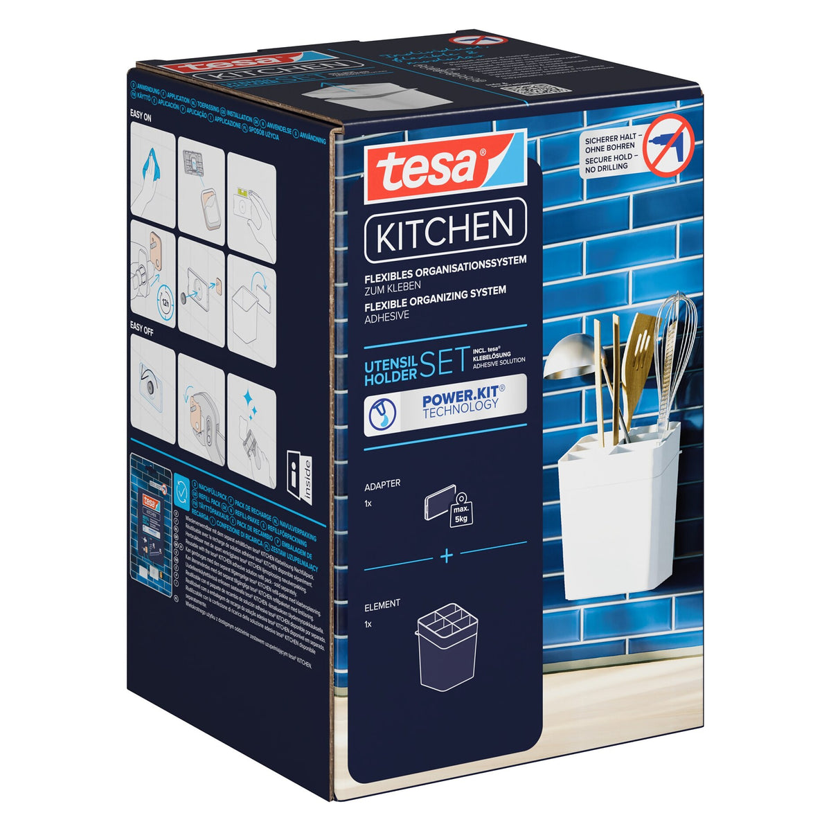 tesa Kitchen Accessories Utensil Holder Set