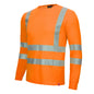NITRAS MOTION TEX VIZ, high-visibility long-sleeved shirt