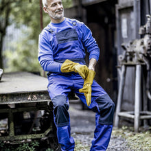 NITRAS SAFE PRO, Schweißerhandschuhe, ocker