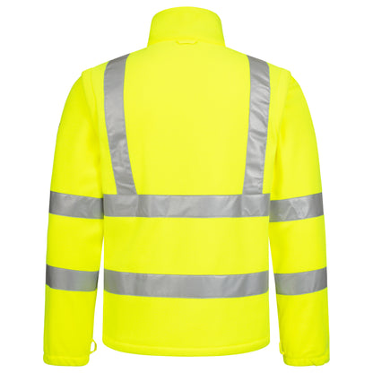 NITRAS MOTION TEX VIZ, Warn-Fleecejacke
