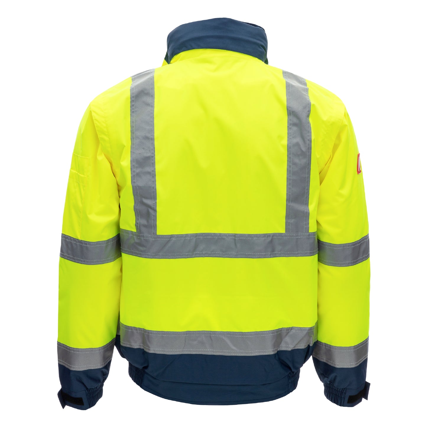 NITRAS MOTION TEX VIZ PLUS, Warn-Pilotenjacke, neongelb / marineblau