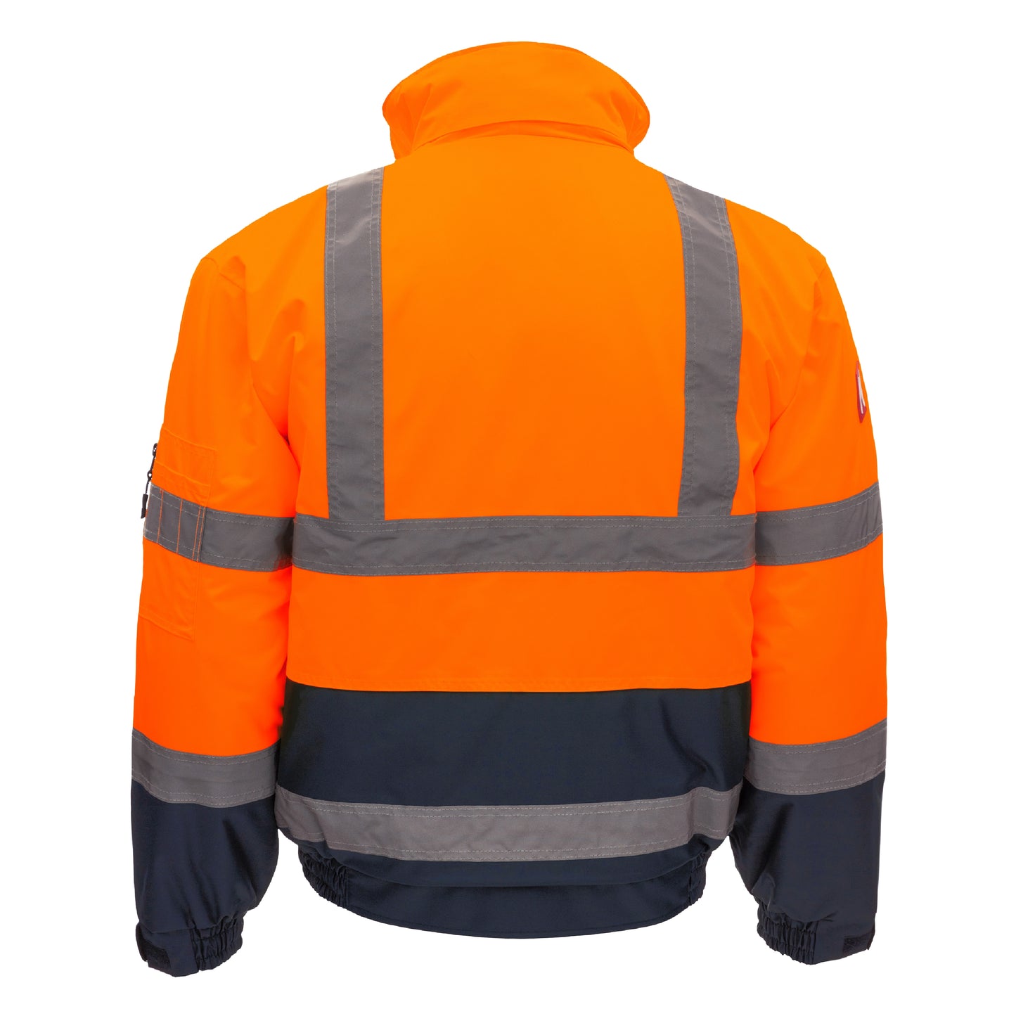 NITRAS MOTION TEX VIZ, Warn-Pilotenjacke, neonorange / marineblau