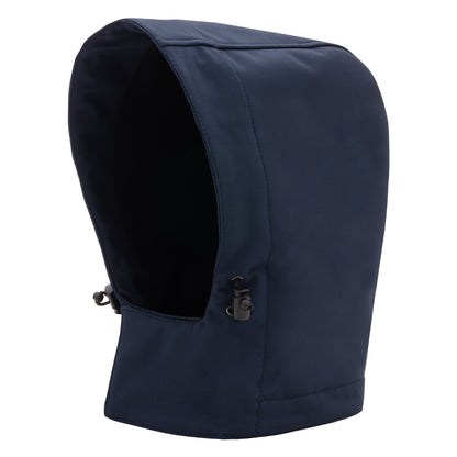 NITRAS detachable hood, navy blue, OEKO-TEX polyester: 94%; Elastane: 6% | Pack (1 piece)