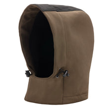 NITRAS removable hood, brown / black, OEKO-TEX polyester: 94%; Elastane: 6% | Pack (1 piece)