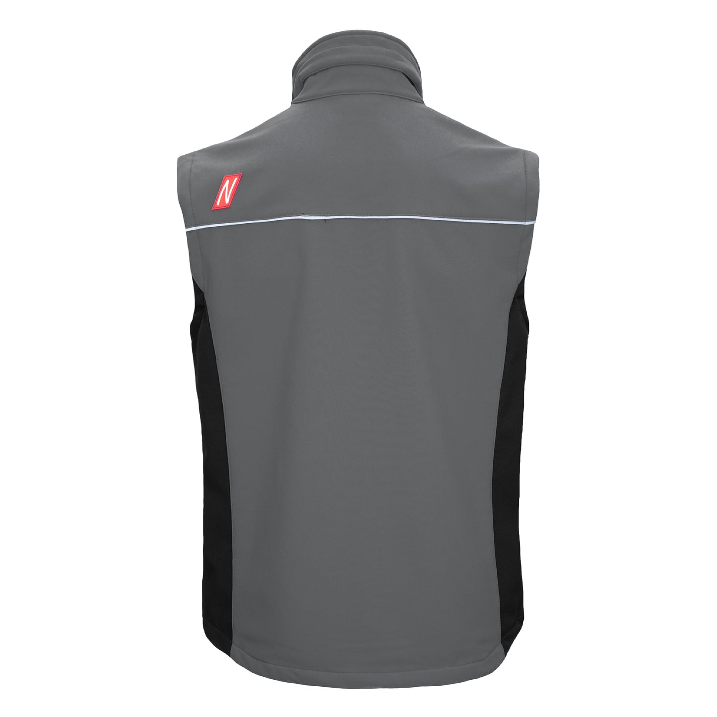 NITRAS MOTION TEX LIGHT, softshell vest, gray / black