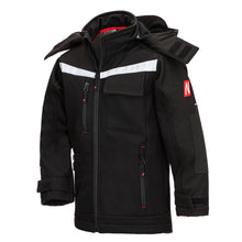 NITRAS MOTION TEX KIDS, softshell jacket, black