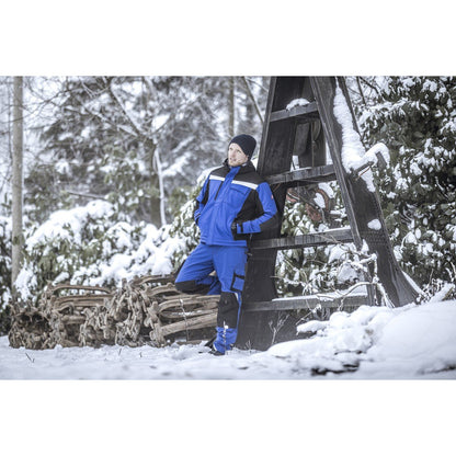 NITRAS MOTION TEX PRO FX, work trousers, long, royal blue / black