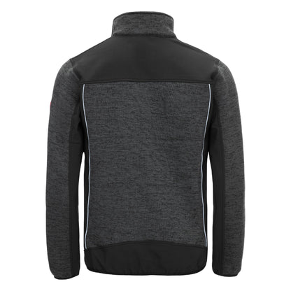 NITRAS MOTION TEX PLUS, Strick-Softshelljacke, schwarz