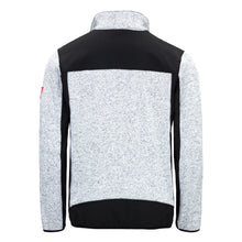 NITRAS MOTION TEX PLUS, knitted softshell jacket, light gray / black