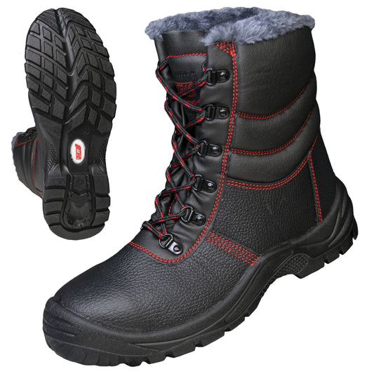 NITRAS BASIC STEP MID+ W, S3 CI safety winter boots, mid-height, black