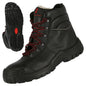 NITRAS POWER STEP MID+, S3 CI HI HRO SRC Sicherheitswinterstiefel, halbhoch, schwarz