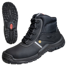 NITRAS UTILITY STEP MID, S3L CI FO SR Sicherheitsstiefel, schwarz