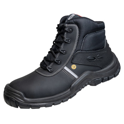 NITRAS UTILITY STEP MID, S3L CI FO SR Sicherheitsstiefel, schwarz