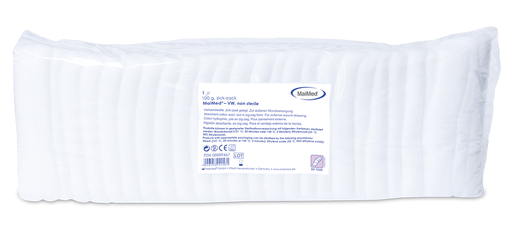MaiMed-VW zig-zag bandage cotton foil bag