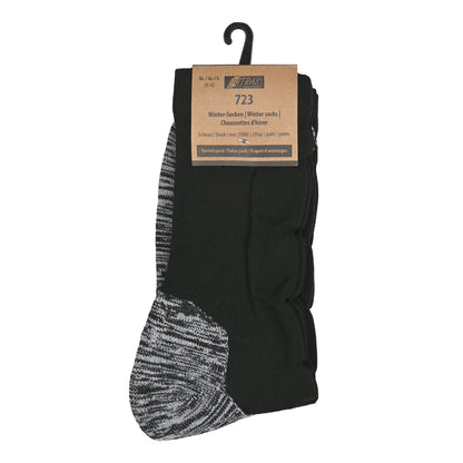 NITRAS Winter-Socken, schwarz