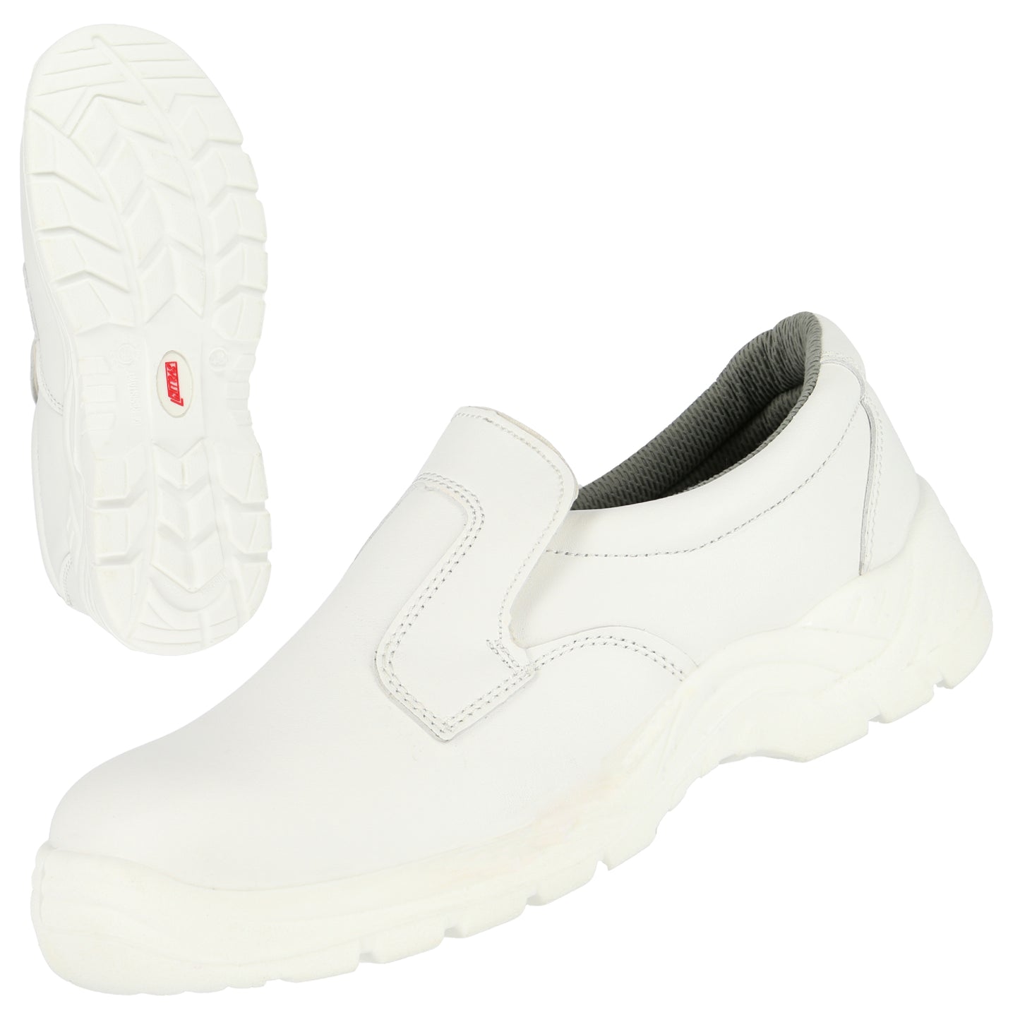 NITRAS CLEAN STEP SL, S2 safety slippers, white