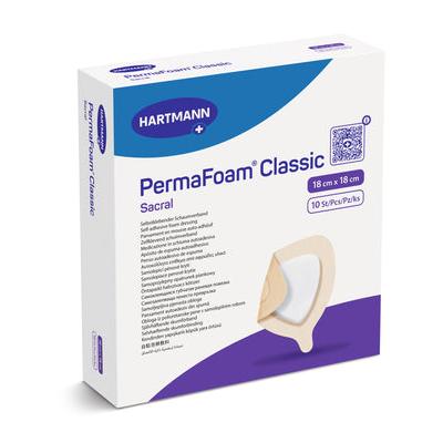Hartmann PermaFoam Classic Sacrum Wound Dressing 22.5 x 22.5 cm | Pack (10 pieces)