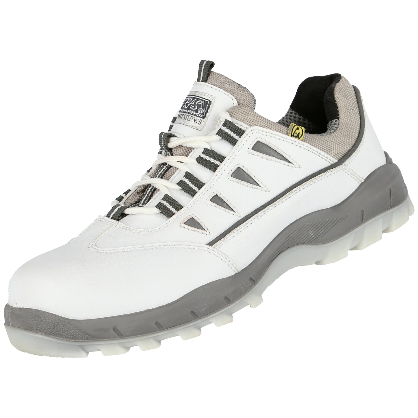 NITRAS SPORT STEP WH, safety low shoes, white