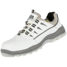 NITRAS SPORT STEP WH, safety low shoes, white