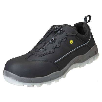 NITRAS SPORT STEP FIT, safety low shoes, black