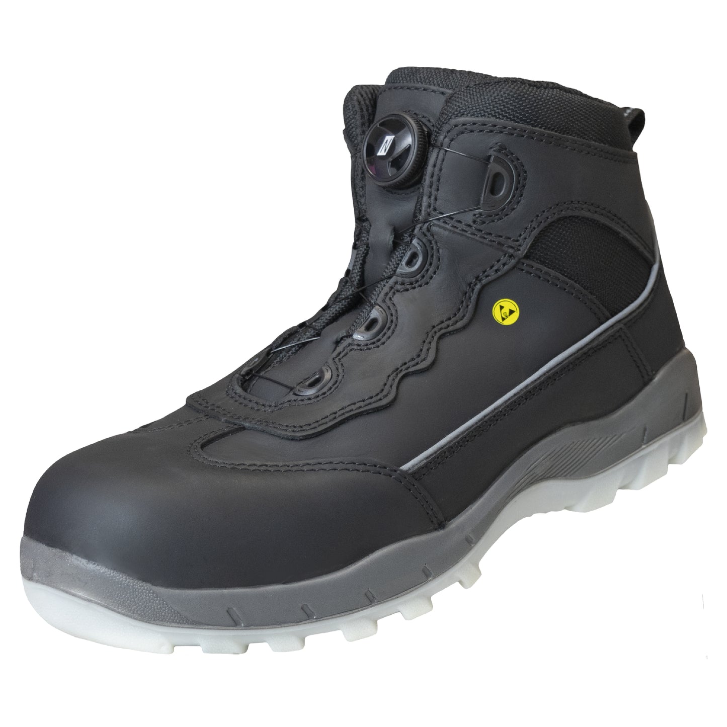 NITRAS SPORT STEP MID FIT, safety boots, mid-height, black