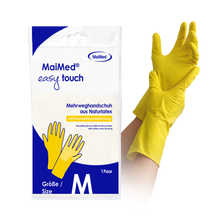 MaiMed household gloves easy touch, yellow