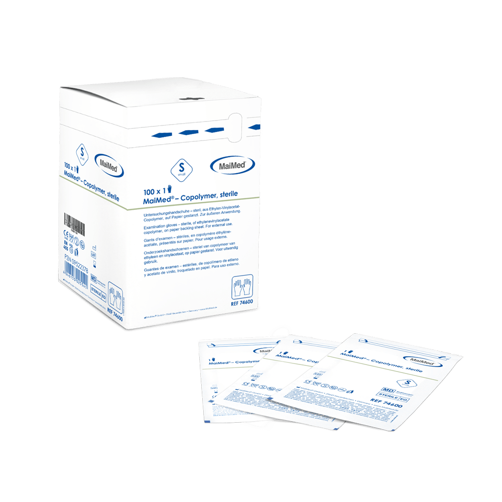 MaiMed-Copolymer-steril, Einmal-Handschuhe