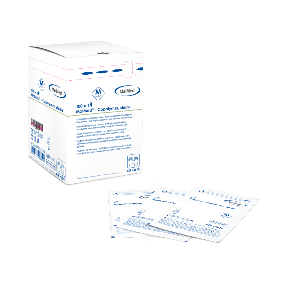 MaiMed-Copolymer-steril, Einmal-Handschuhe