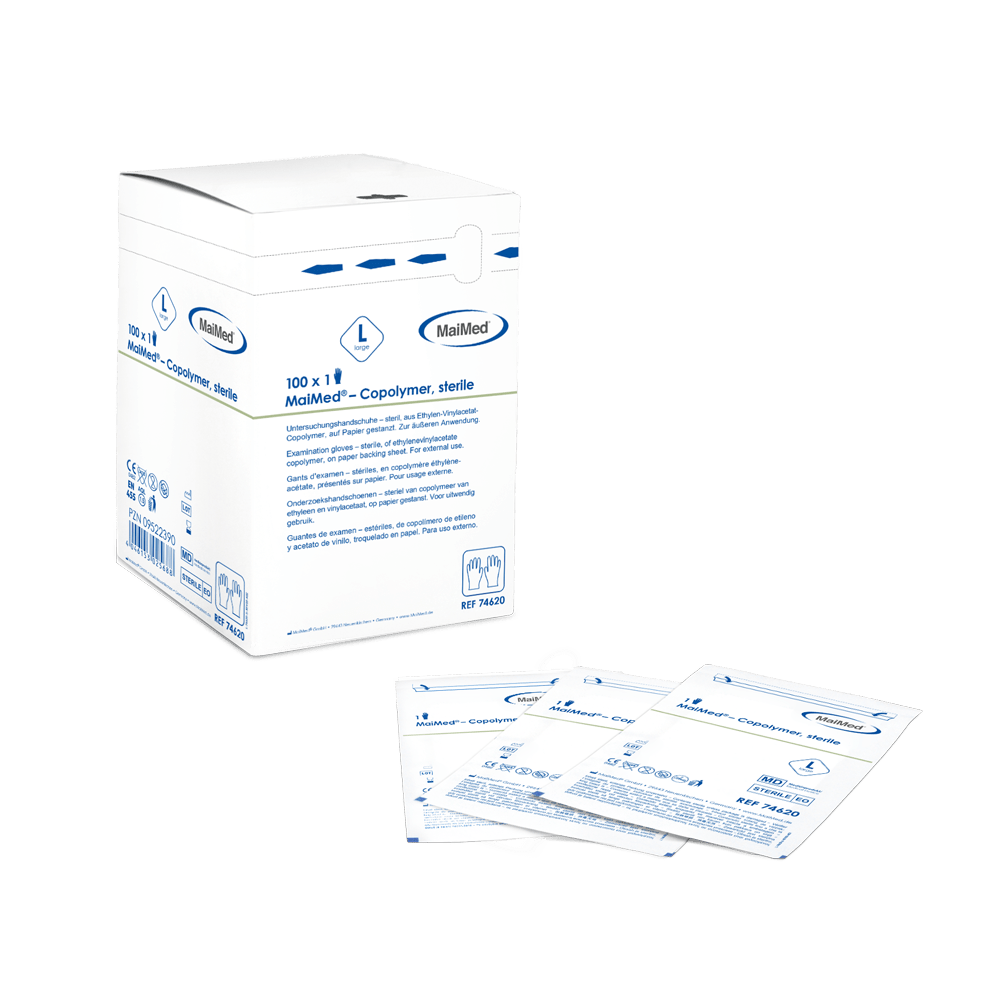 MaiMed-Copolymer-steril, Einmal-Handschuhe